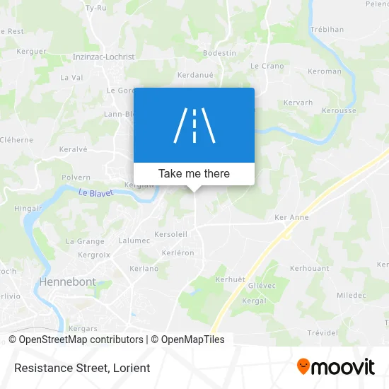 Rue De La Résistance map