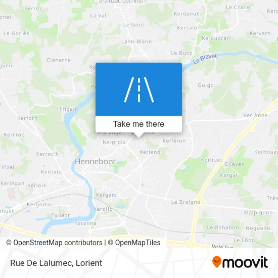 Rue De Lalumec map