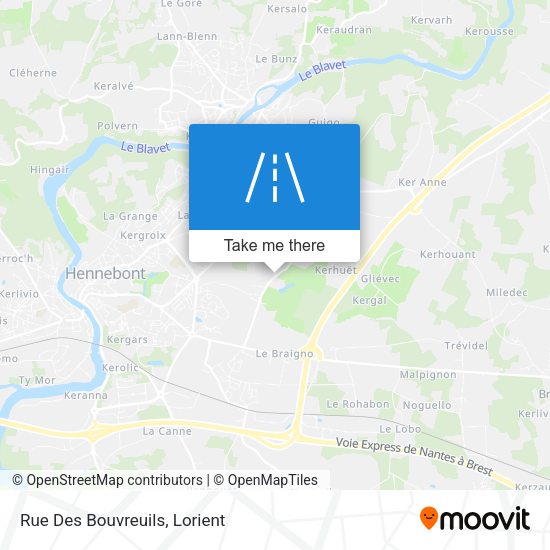 Rue Des Bouvreuils map