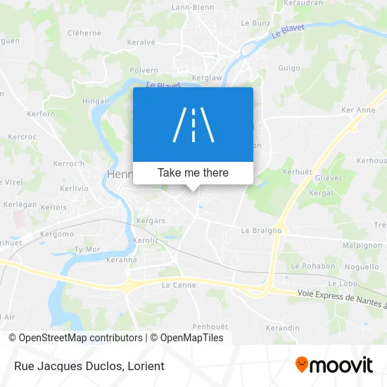 Rue Jacques Duclos map