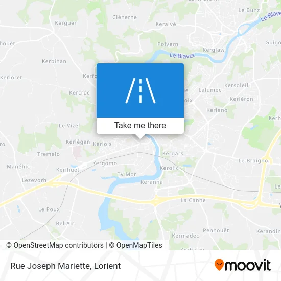 Rue Joseph Mariette map