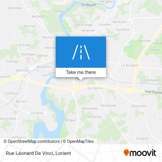 Rue Léonard De Vinci map