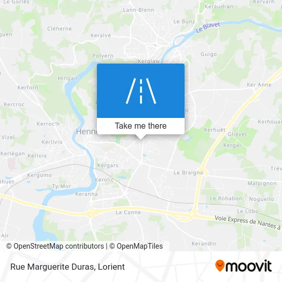 Rue Marguerite Duras map