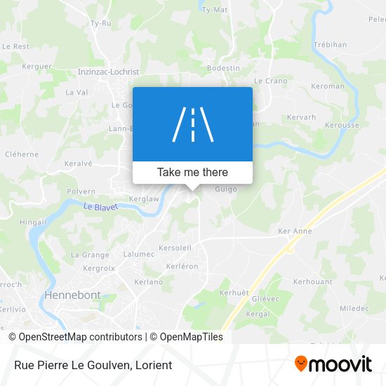 Rue Pierre Le Goulven map