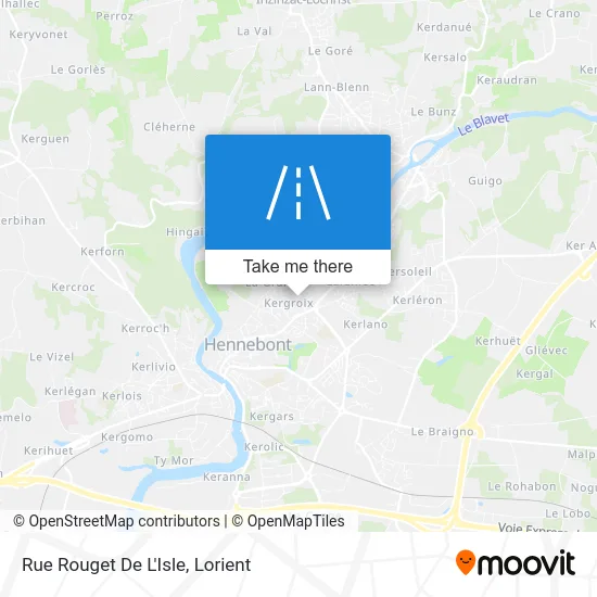 Rue Rouget De L'Isle map