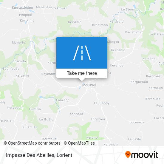 Impasse Des Abeilles map