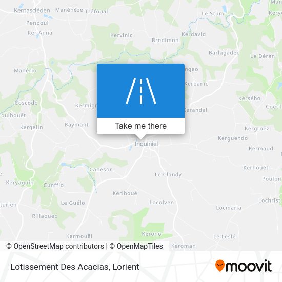 Lotissement Des Acacias map
