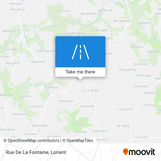 Rue De La Fontaine map