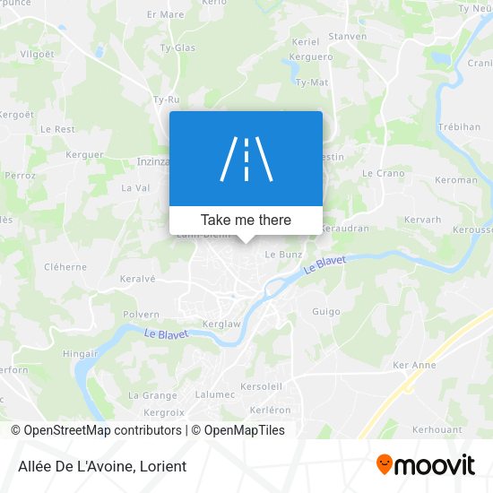 Allée De L'Avoine map