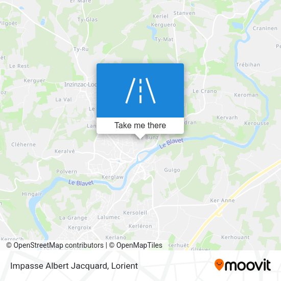 Impasse Albert Jacquard map