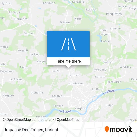 Impasse Des Frènes map