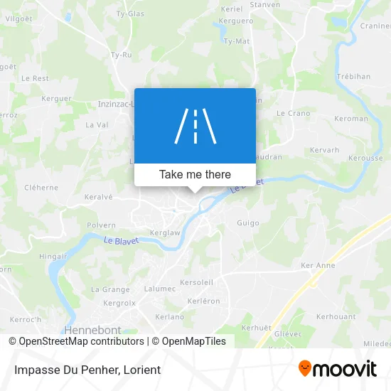 Impasse Du Penher map