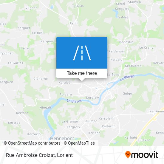 Rue Ambroise Croizat map
