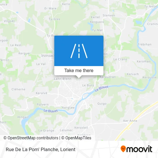 Rue De La Pom' Planche map