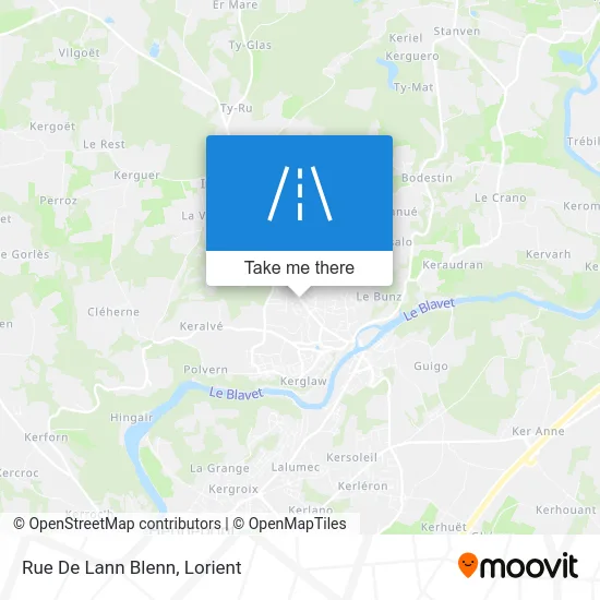 Rue De Lann Blenn map