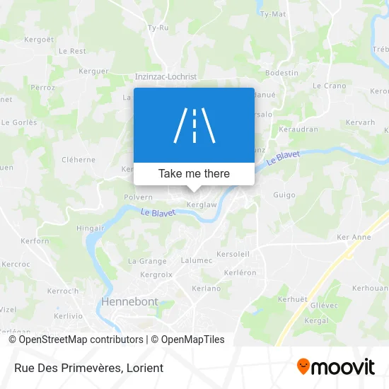 Rue Des Primevères map