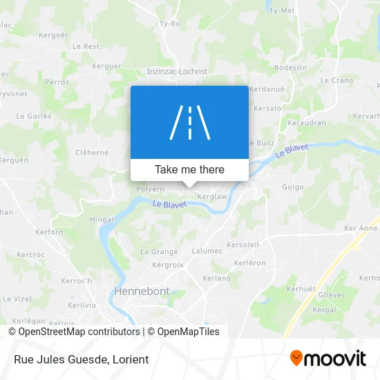 Rue Jules Guesde map