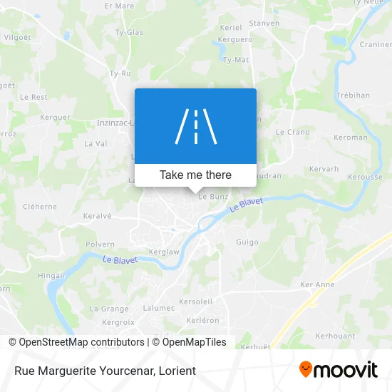 Rue Marguerite Yourcenar map