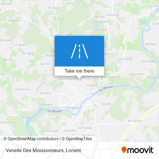 Venelle Des Moissonneurs map