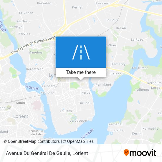 Avenue Du Général De Gaulle map