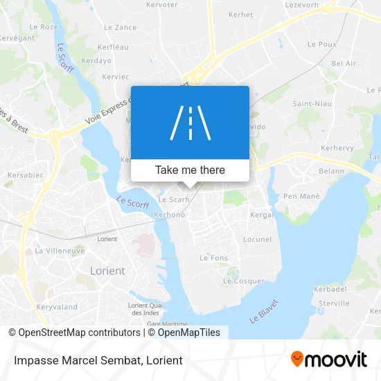 Impasse Marcel Sembat map
