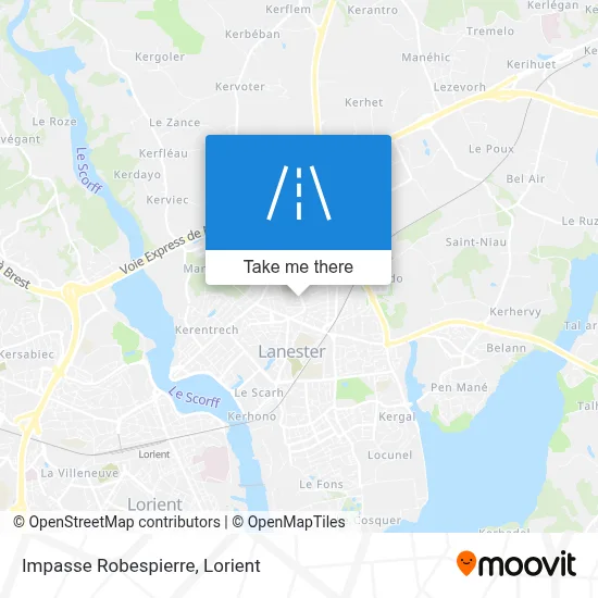 Impasse Robespierre map