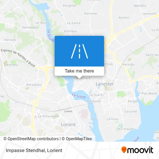 Impasse Stendhal map