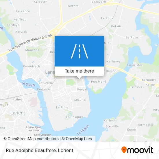 Rue Adolphe Beaufrère map