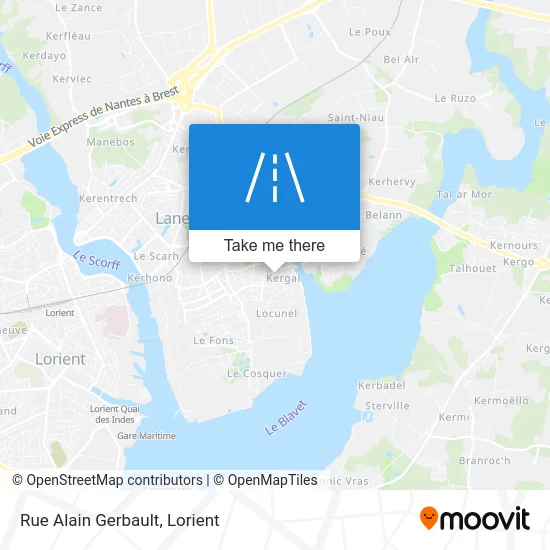 Rue Alain Gerbault map