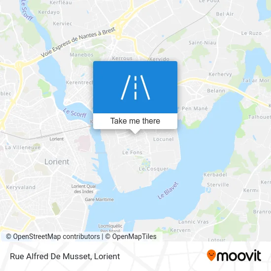 Rue Alfred De Musset map