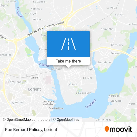 Rue Bernard Palissy map