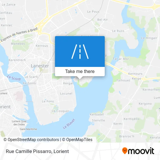 Rue Camille Pissarro map