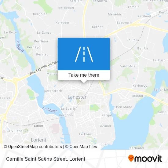 Rue Camille Saint-Saëns map