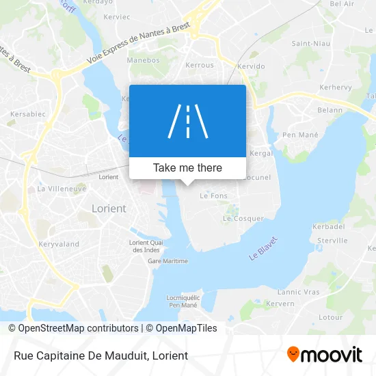 Rue Capitaine De Mauduit map