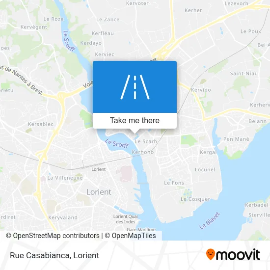 Rue Casabianca map