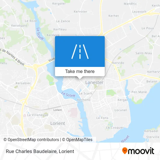 Rue Charles Baudelaire map