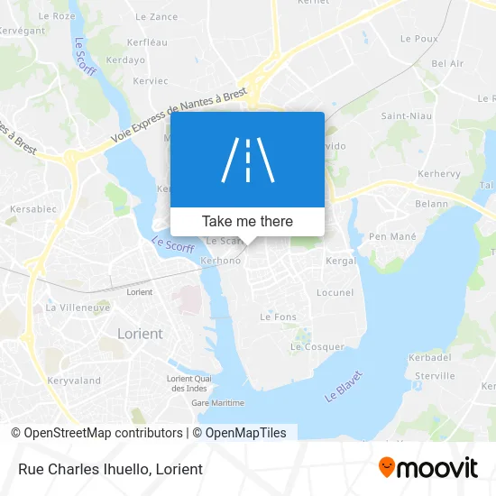 Rue Charles Ihuello map