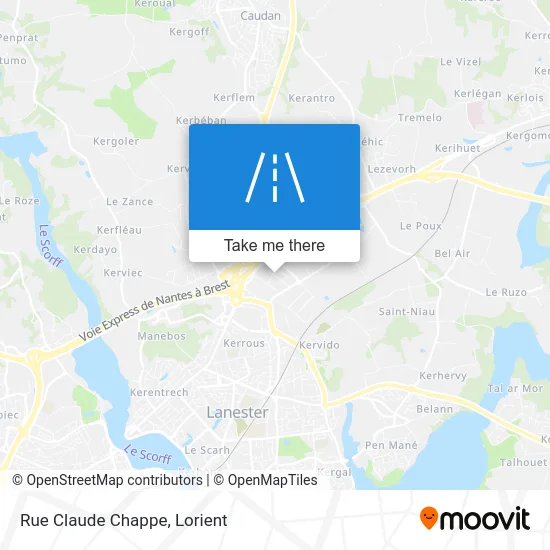 Rue Claude Chappe map