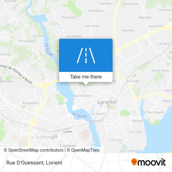 Rue D'Ouessant map