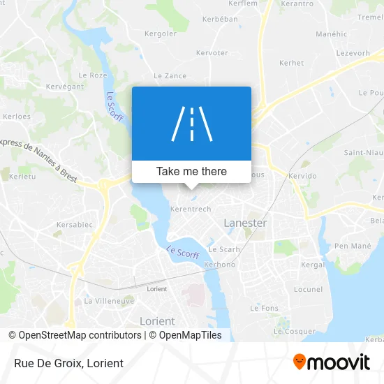 Rue De Groix map