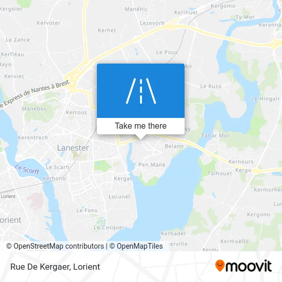 Rue De Kergaer map