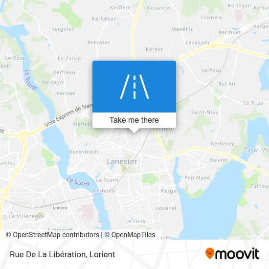 Rue De La Libération map