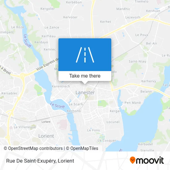 Rue De Saint-Exupéry map