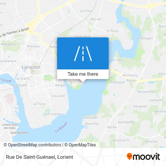 Rue De Saint-Guénael map