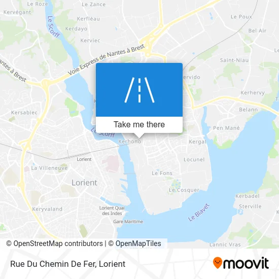 Rue Du Chemin De Fer map