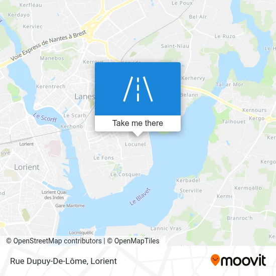 Rue Dupuy-De-Lôme map