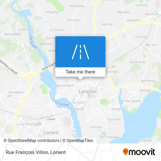 Rue François Villon map