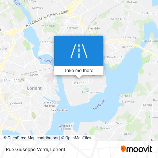 Rue Giuseppe Verdi map