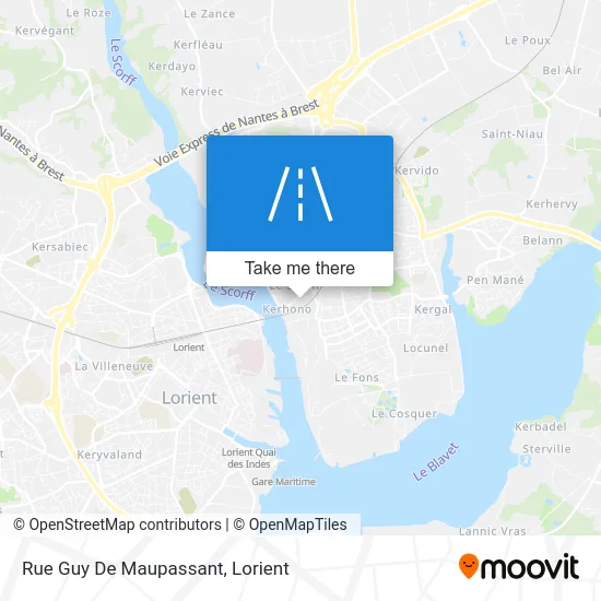 Rue Guy De Maupassant map