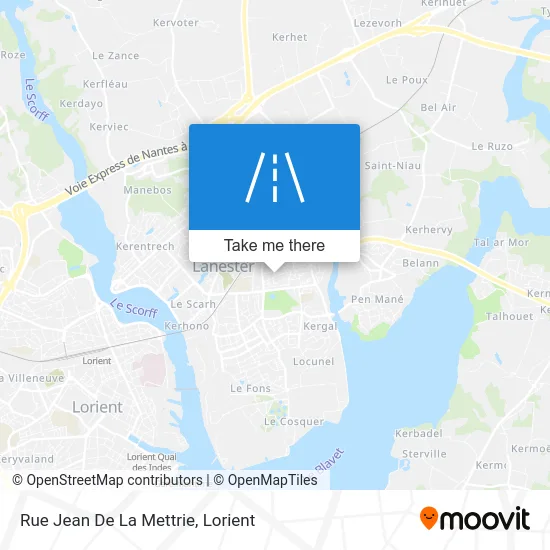 Rue Jean De La Mettrie map